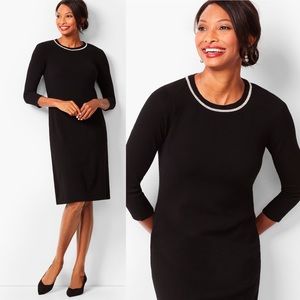 Talbots rsvp petite diamond trim sweater sheath dress